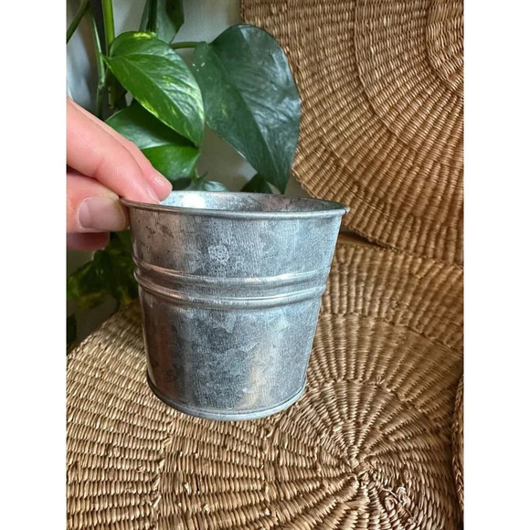 Small Metal succulent garden cup - Picture 5 of 6